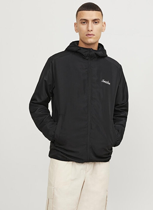 Jack & Jones Siyah Erkek Mont JJOLIVER JACKET 2