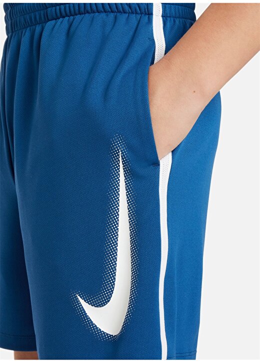 Nike Lastikli Bel Normal Mavi Erkek Şort DX5361-476-B NK DF MULTI+ SHORT HBR 4