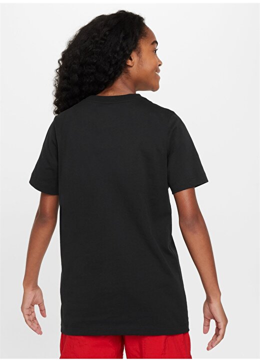 Nike Baskılı Siyah Erkek T-Shirt FN9667-010-K NSW TEE JDI MULTI SPRT 4