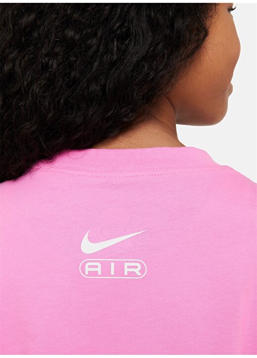 Nike Baskılı Pembe Kız Çocuk T-Shirt FN9685-675-G NSW TEE BOY AIR 4