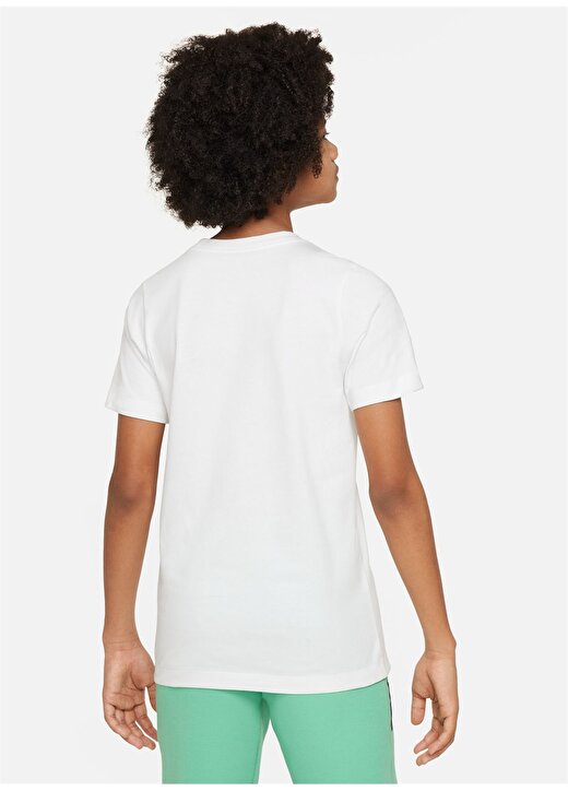 Nike Baskılı Beyaz Erkek T-Shirt FN9667-100-K NSW TEE JDI MULTI SPRT 4