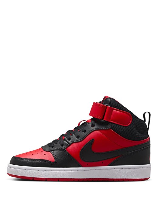 Nike Siyah - Kırmızı Erkek Çocuk Yürüyüş Ayakkabısı CD7782-602-COURT BOROUGH MID 2 (GS) 2