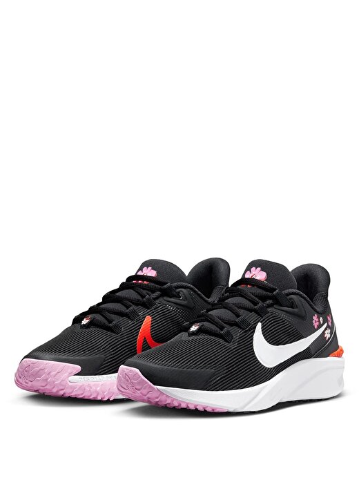 Nike Siyah Kız Çocuk Yürüyüş Ayakkabısı FJ8077-001-NIKE STAR RUNNER 4 NN GS 3