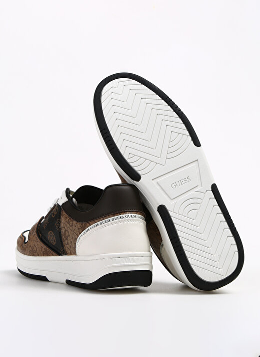 Guess Kahverengi - Beyaz Erkek Sneaker ANCONA LOW   4