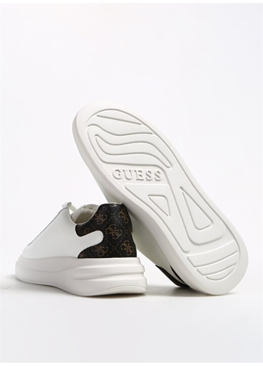 Guess Beyaz - Kahverengi Erkek Sneaker ELBA 4