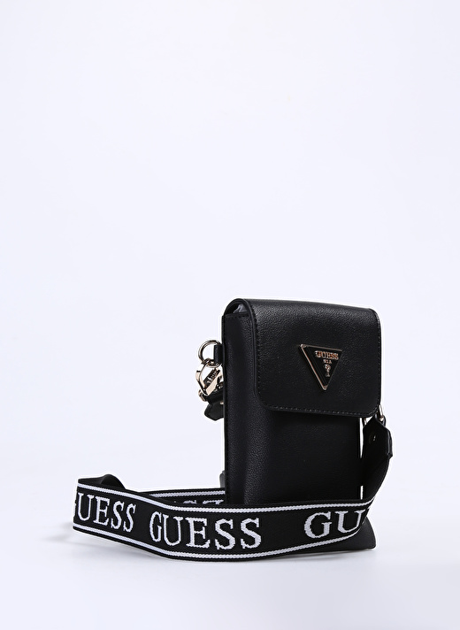 Guess Siyah Kadın 19x4x11 cm Telefon Çantası HWBG9211810-BLA  3