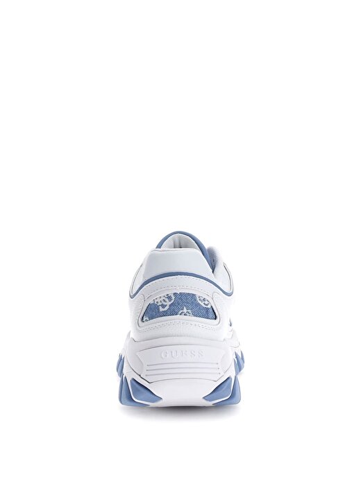 Guess Beyaz - Mavi Kadın Sneaker FLJNORFAL12 3