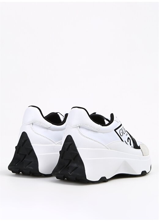 Guess Beyaz - Siyah Kadın Sneaker FLPCB4FAB12WHIBL 4