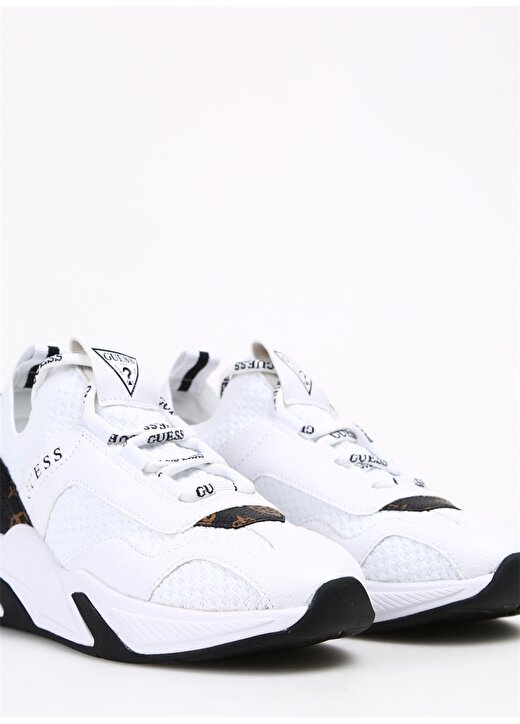 Guess Beyaz Kadın Sneaker FLPGE2FAL12WHIBR 3
