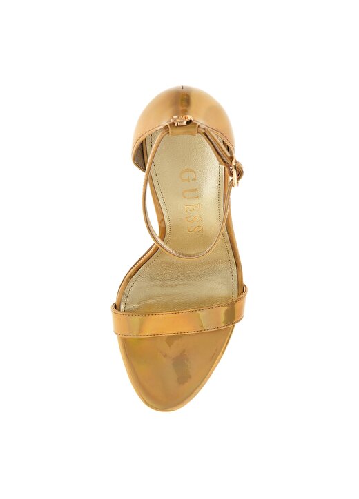 Guess Altın Kadın Topuklu Ayakkabı FLPNY2LEL03GOLD 4