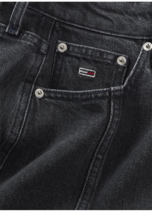 Tommy Jeans CLAIRE HGH MIDI SKIRT Normal Bel Siyah Kadın Düz Uzun Etek AH7185 2