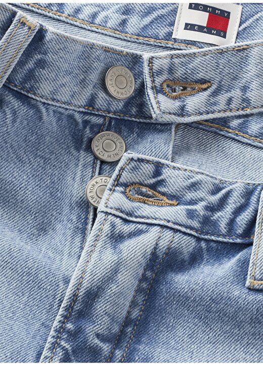 Tommy Jeans JULIE CUT OUT WB UH STR Normal Bel Düz Paça Normal Açık Mavi Kadın Denim Pantolon AH7011 2