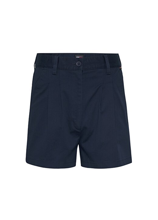 Tommy Jeans Normal Bel Normal Lacivert Kadın Şort TJW CLAIRE HR PLEATED SHORTS 1