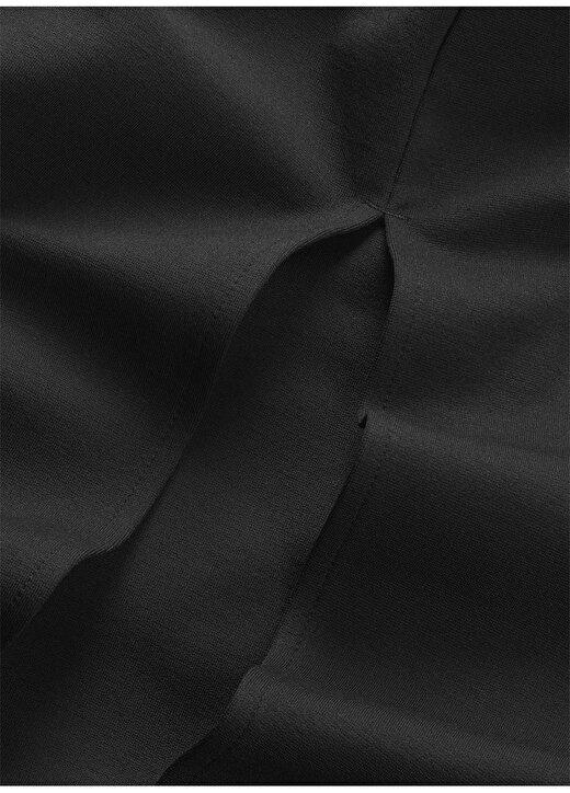 Tommy Jeans Straplez Yaka Düz Siyah Uzun Kadın Elbise TJW MIDI BODYCON TUBE DRESS 2