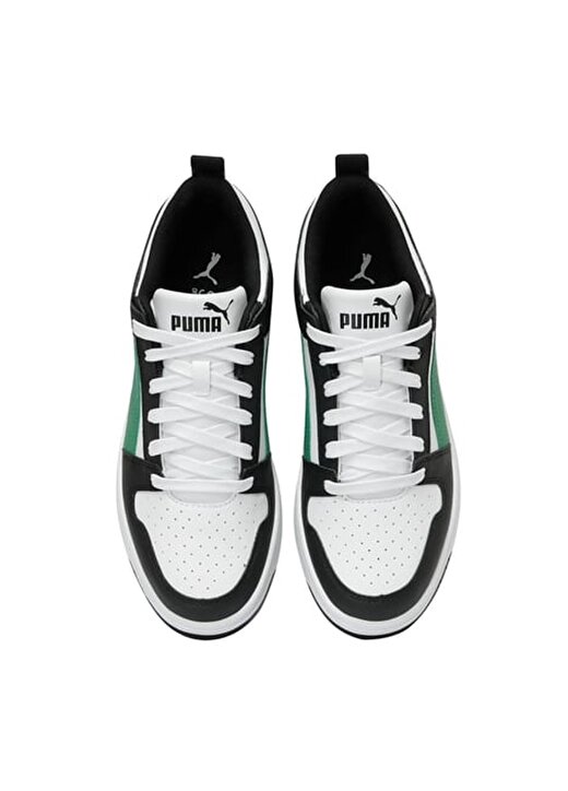 Puma Beyaz - Siyah Erkek Çocuk Yürüyüş Ayakkabısı 37049018-Puma Rebound Layp Lo SL Jr 4