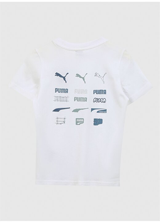 Puma Beyaz Erkek Çocuk T-Shirt IS1230025092089 2