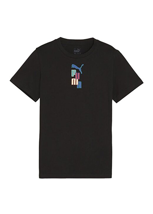 Puma Siyah Erkek Çocuk T-Shirt IS1230006134001 1