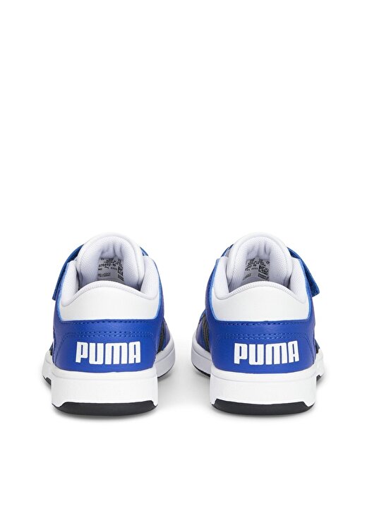 Puma Beyaz - Mavi Erkek Çocuk Yürüyüş Ayakkabısı 37049219-Pm Rebound Layp Lo SL V PS 4