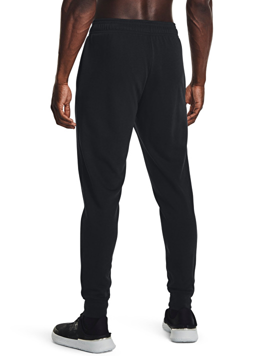 Under Armour Siyah Erkek Slim Fit Eşofman Altı 1380843-001 UA Rival Terry Jogger   4