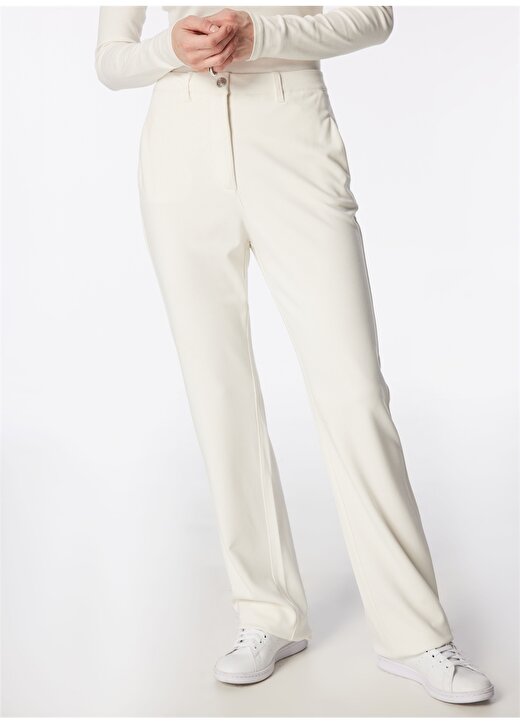 Guess Normal Bel Regular Fit Kırık Beyaz Kadın Pantolon W4RB50KBJP2-G012 3