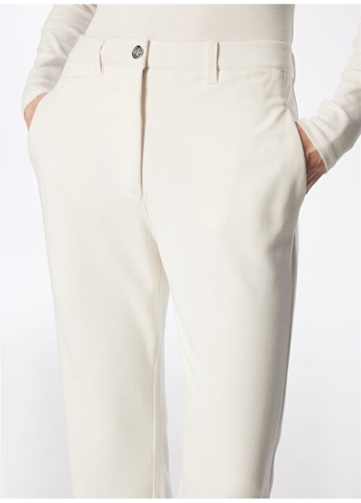 Guess Normal Bel Regular Fit Kırık Beyaz Kadın Pantolon W4RB50KBJP2-G012 4