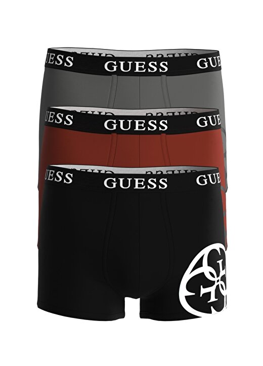 Guess Kırmızı - Siyah Erkek Boxer U4RG04K6YW0-F90Q 1
