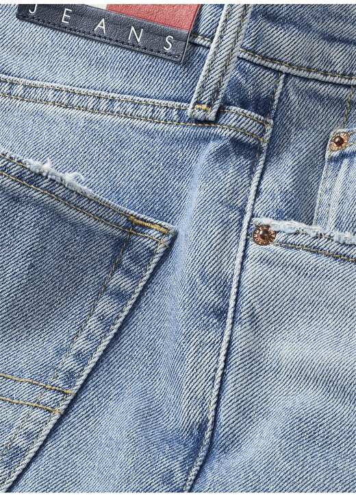 Tommy Jeans Normal Bel Normal Erkek Denim Pantolon DM0DM181641AB 2