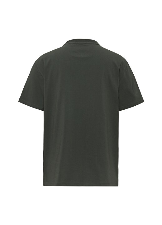 Tommy Jeans Düz Koyu Yeşil Erkek T-Shirt DM0DM09598PUB 3