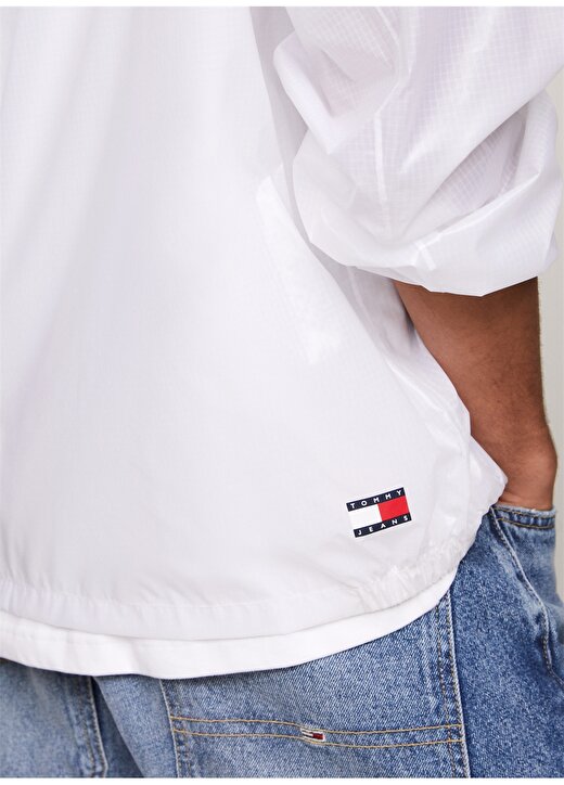 Tommy Jeans Normal Beyaz Erkek Ceket DM0DM17890YBR 4
