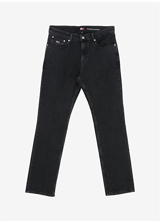 Tommy Jeans Normal Bel Normal Siyah Erkek Denim Pantolon DM0DM182211BY 1
