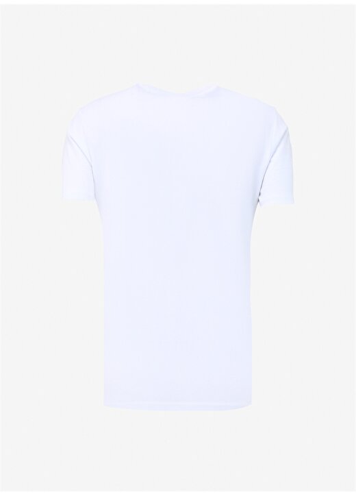 Tommy Jeans Düz Beyaz Erkek T-Shirt DM0DM18265YBR 2