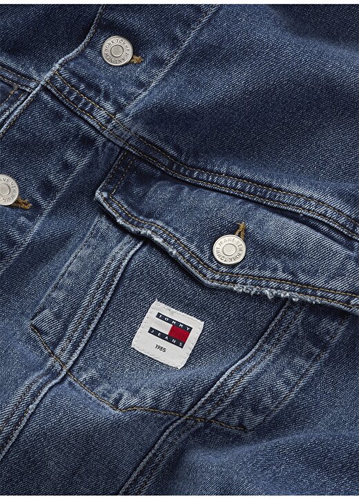 Tommy Jeans Erkek Denim Ceket DM0DM182421BK 3