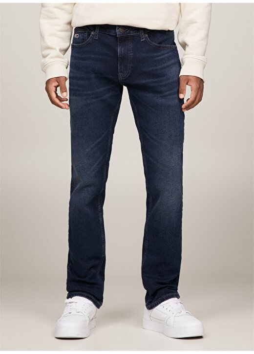 Tommy Jeans Normal Bel Normal Erkek Denim Pantolon DM0DM181361BK 1