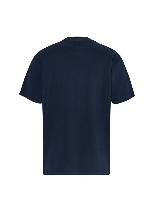 Tommy Jeans Baskılı Lacivert Erkek T-Shirt DM0DM18274C1G 3