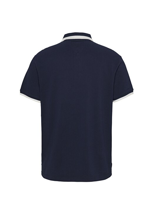 Tommy Jeans Düz Lacivert Erkek Polo T-Shirt DM0DM18313C1G 3