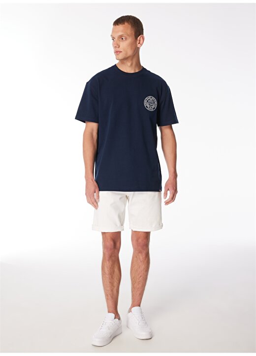 Tommy Jeans Düz Lacivert Erkek T-Shirt DM0DM18578C1G 2