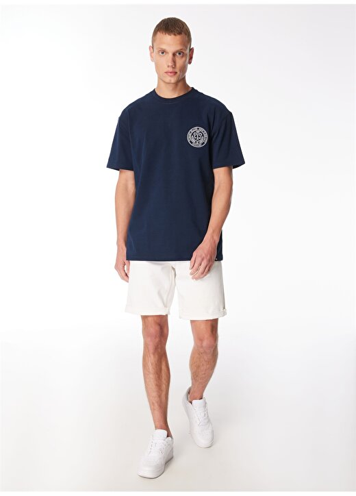 Tommy Jeans Düz Lacivert Erkek T-Shirt DM0DM18578C1G 3