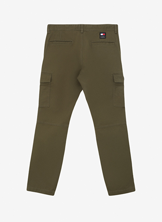 Tommy Jeans Normal Bel Slim Paça Haki Erkek Pantolon DM0DM18940MR1 1