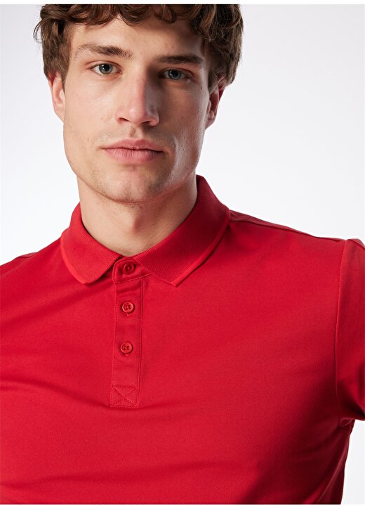 Guess Düz Kırmızı Erkek Polo T-Shirt M2YP25KARS0G532_SS PAUL PIQUE TAPE 3