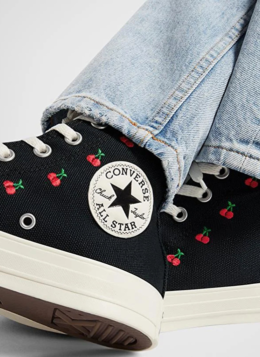 Converse Siyah Kadın Kanvas Lifestyle Ayakkabı A08142C CHUCK TAYLOR ALL STAR CH   4