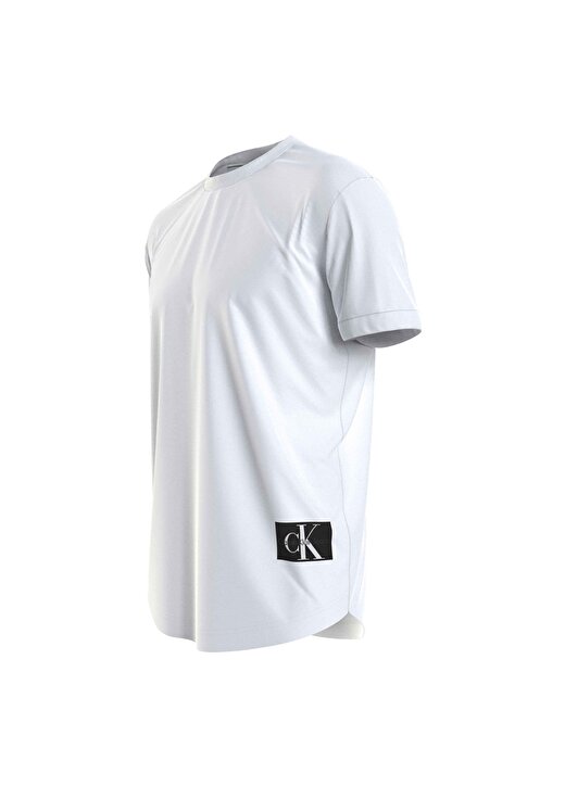 Calvin Klein Jeans Düz Beyaz Erkek T-Shirt J30J323482YAF 2