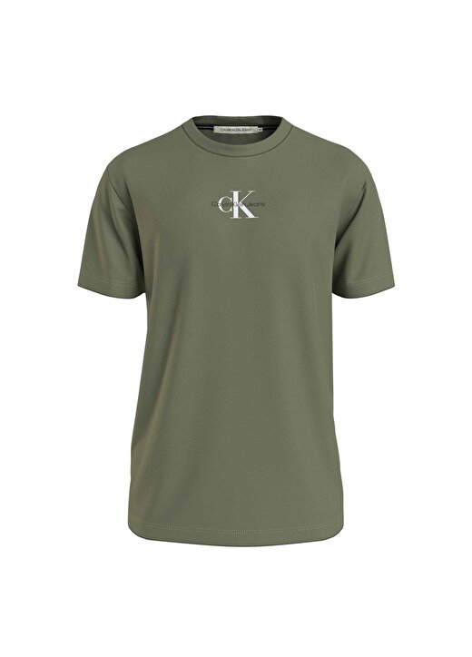 Calvin Klein Jeans Düz Koyu Yeşil Erkek T-Shirt J30J323483LDY 1
