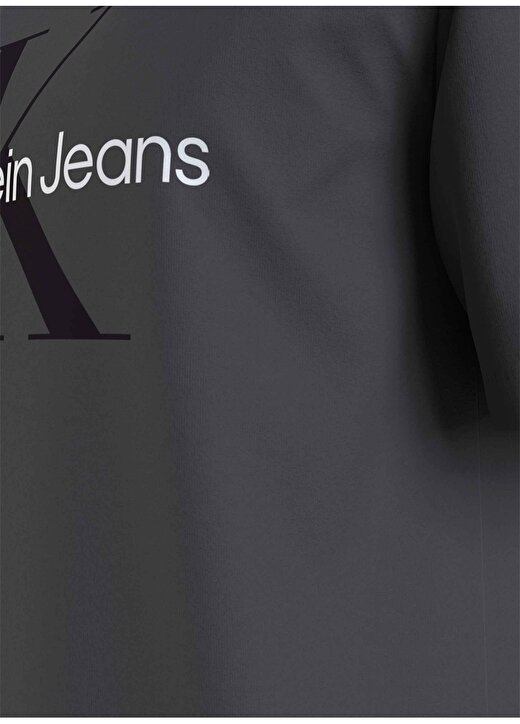 Calvin Klein Jeans Baskılı Koyu Gri Erkek T-Shirt J30J320806PSM 3