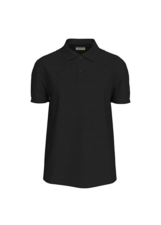 Calvin Klein Jeans Düz Siyah Erkek Polo T-Shirt J30J323394BEH 1