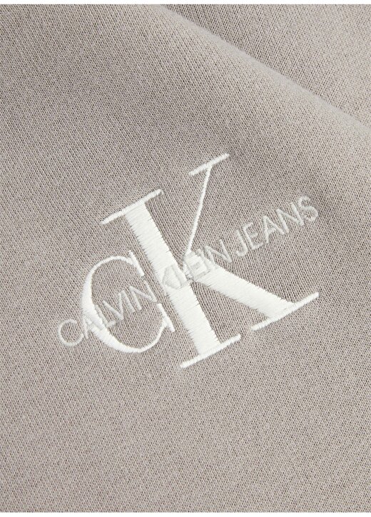 Calvin Klein Jeans Kapüşon Yaka Gri Erkek Sweatshırt J30J317049PBU 2