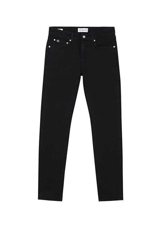 Calvin Klein Jeans Normal Bel Normal Siyah Erkek Denim Pantolon J30J3236881BY 4