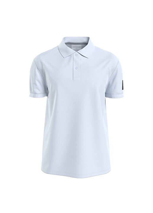 Calvin Klein Jeans Düz Beyaz Erkek Polo T-Shirt J30J323394CYR 1