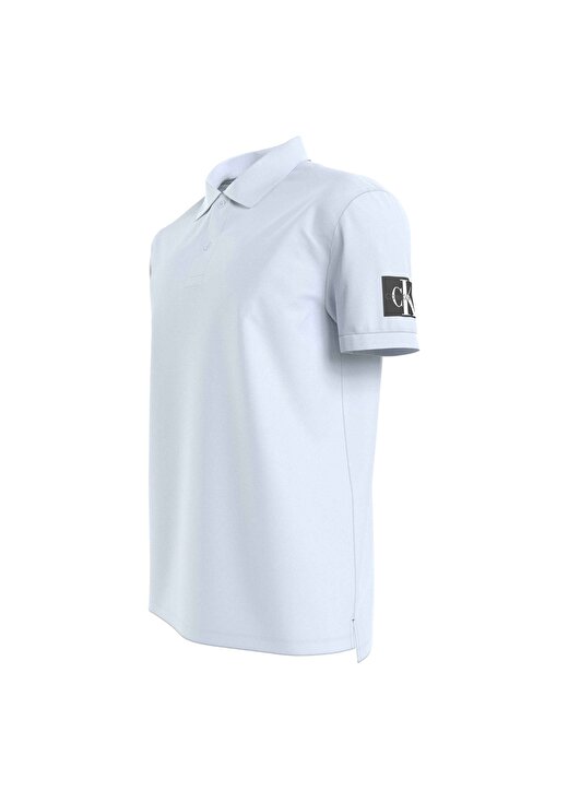 Calvin Klein Jeans Düz Beyaz Erkek Polo T-Shirt J30J323394CYR 2