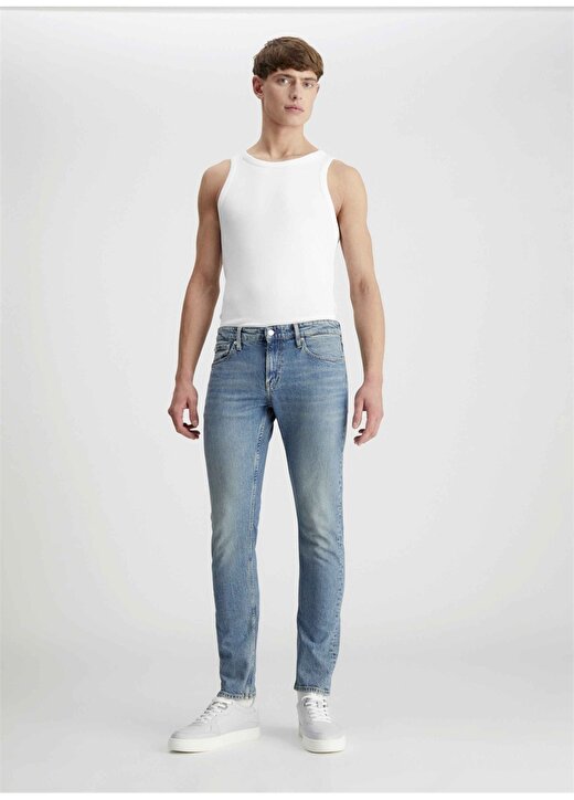 Calvin Klein Jeans Normal Bel Normal Erkek Denim Pantolon J30J3242021A4 1