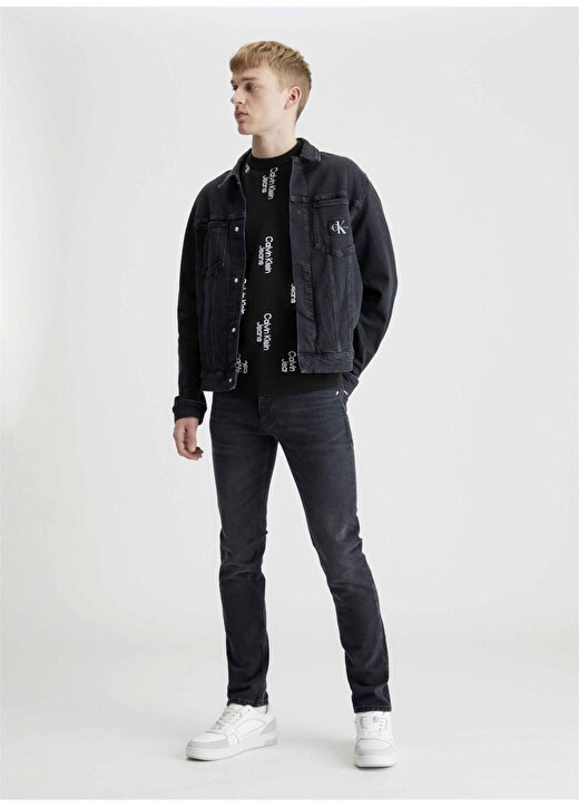 Calvin Klein Jeans Siyah Erkek Denim Ceket J30J3245771BY 1